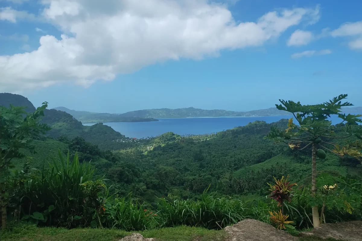 View of Savusavu, Fiji