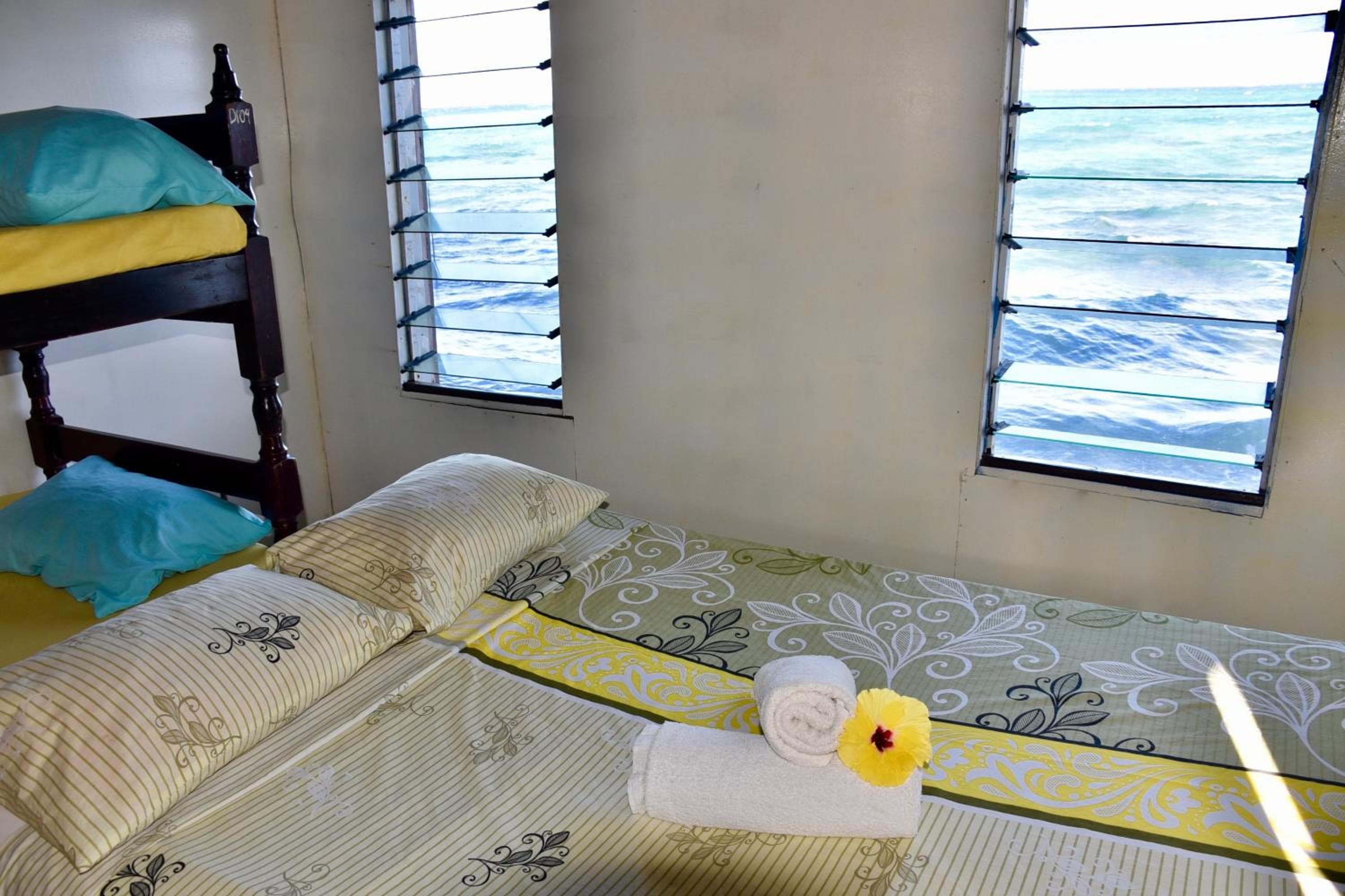 Deluxe Double Room with Sea View at Sunrise Lagoon Homestay