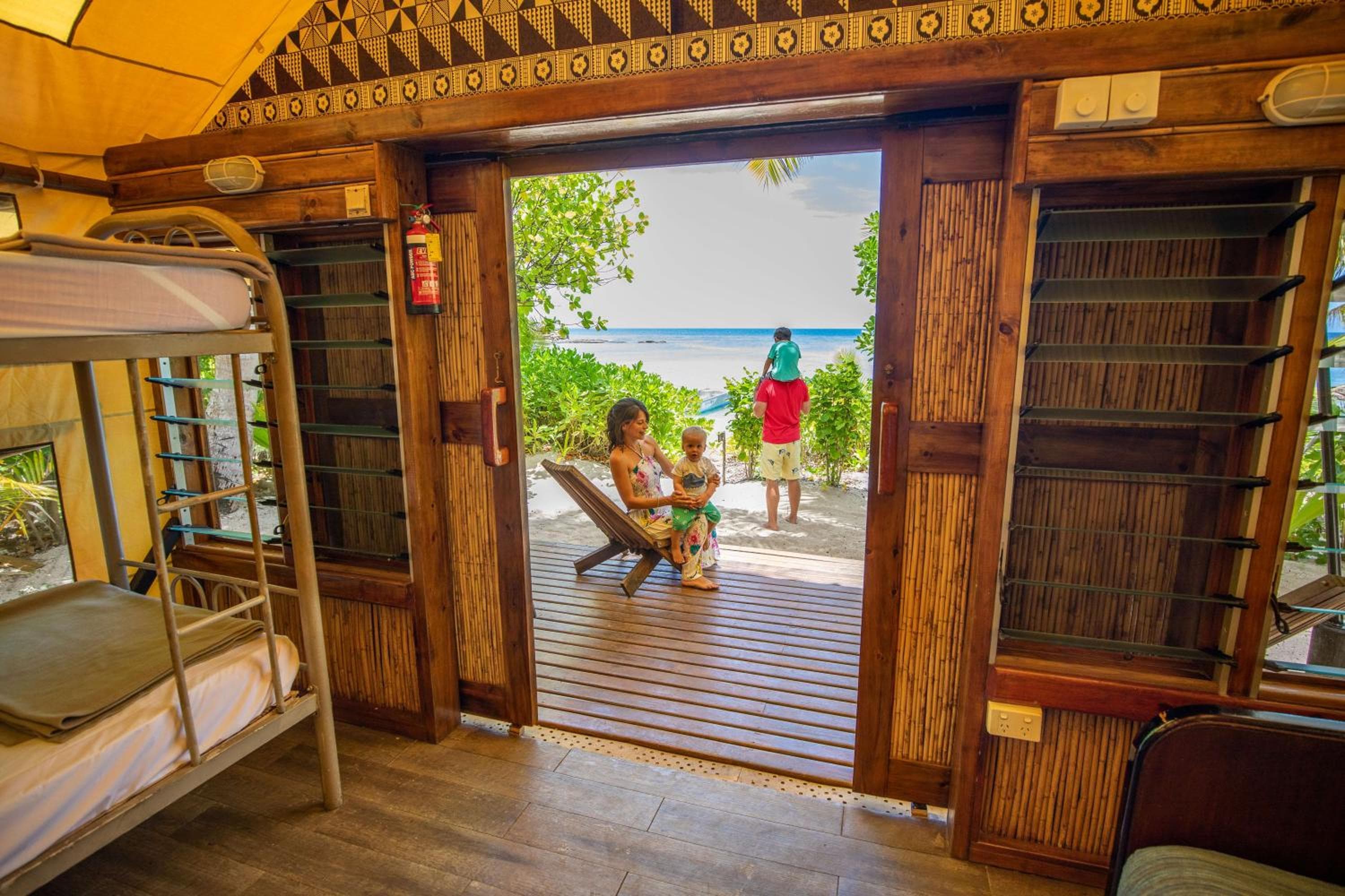 Beachfront Levu (Large) Bure at Barefoot Manta Island Resort