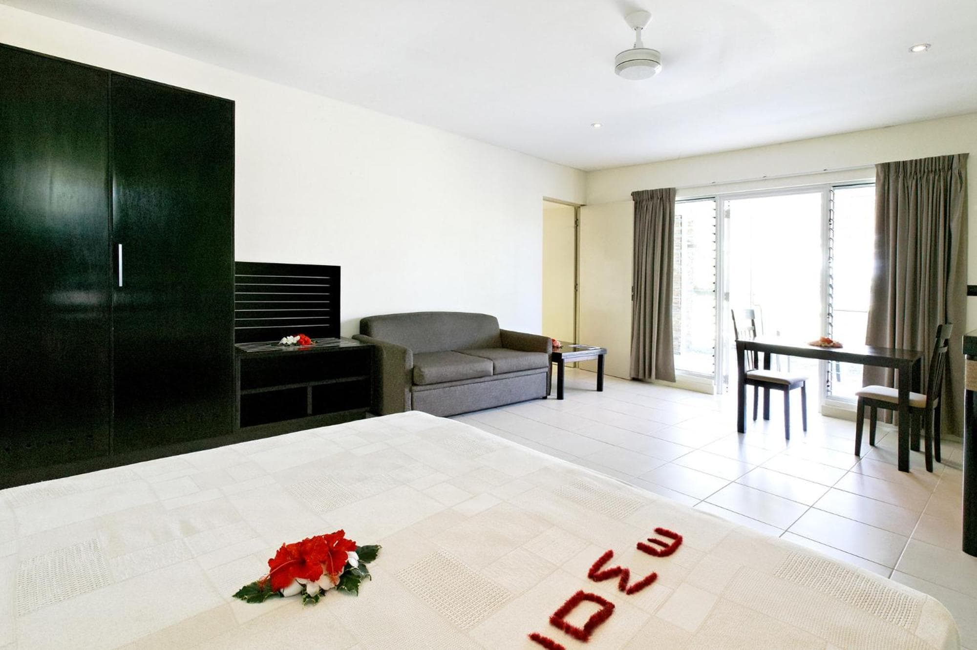 Studio Apartment with Garden View at First Landing Beach Resort & Villas