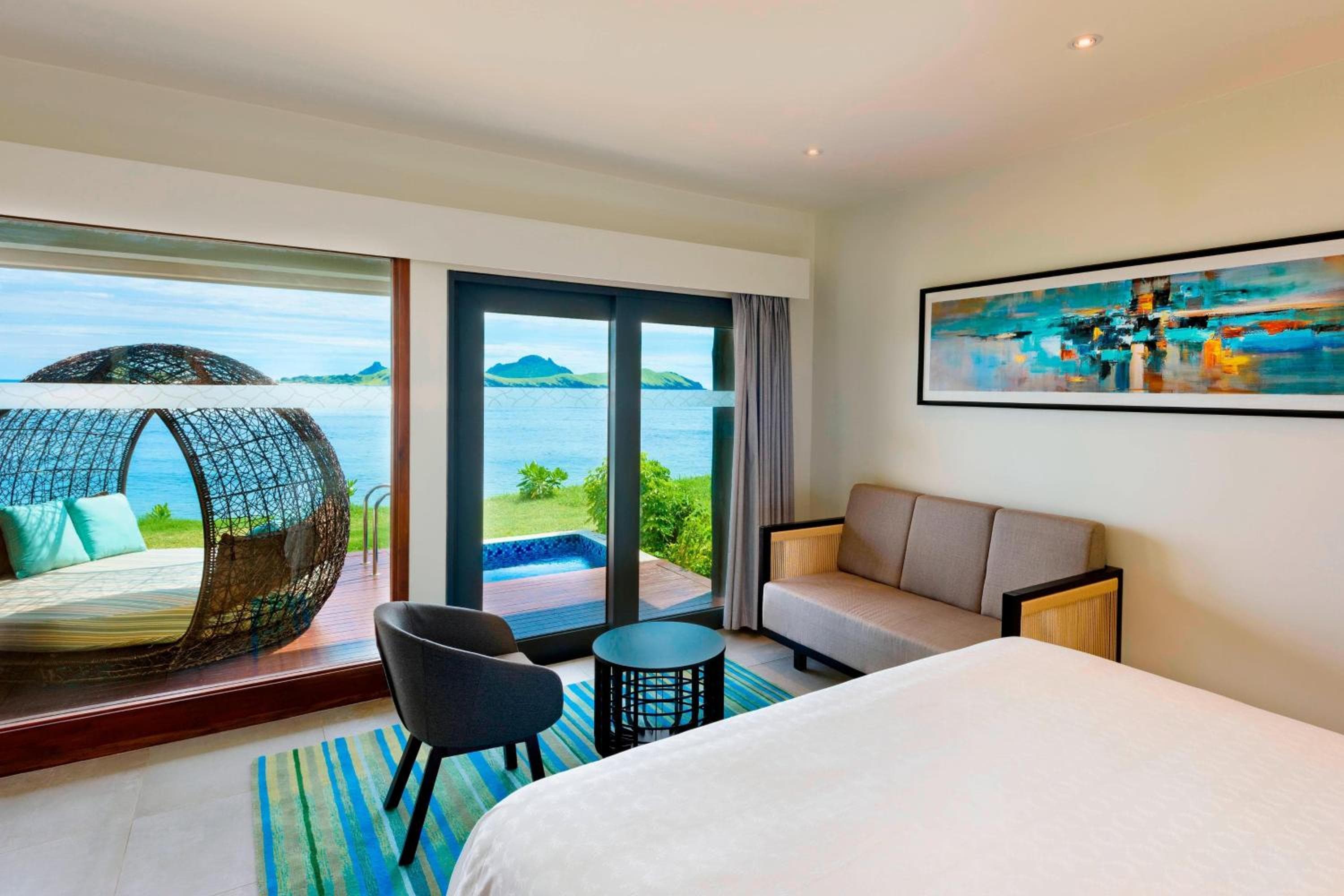 Beach Front, Plunge Pool, Larger Guest room, 1 King - Adults Only at Sheraton Resort & Spa, Tokoriki Island, Fiji