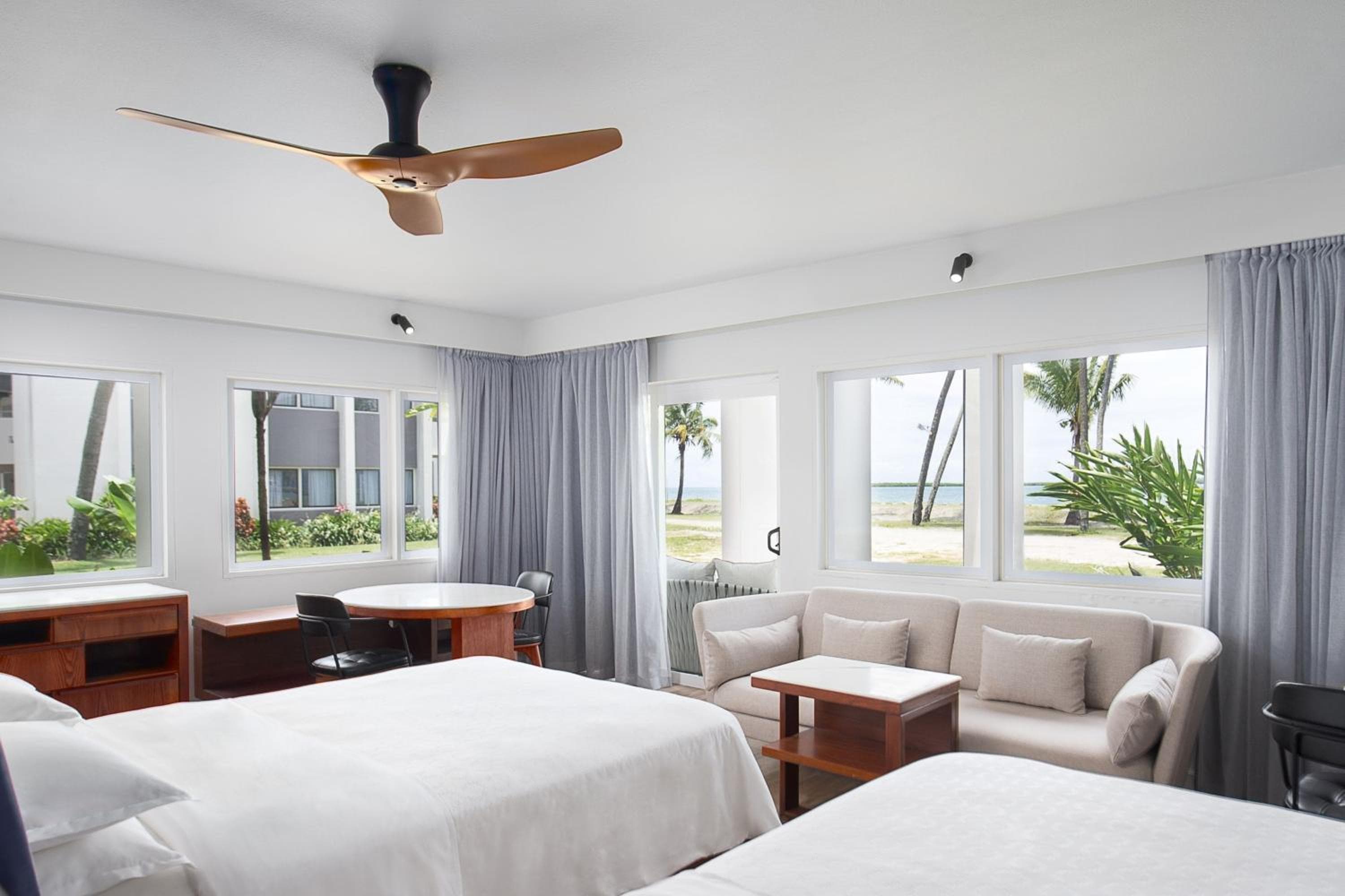 Larger Studio, 2 Double, Oceanfront at Sheraton Fiji Golf & Beach Resort