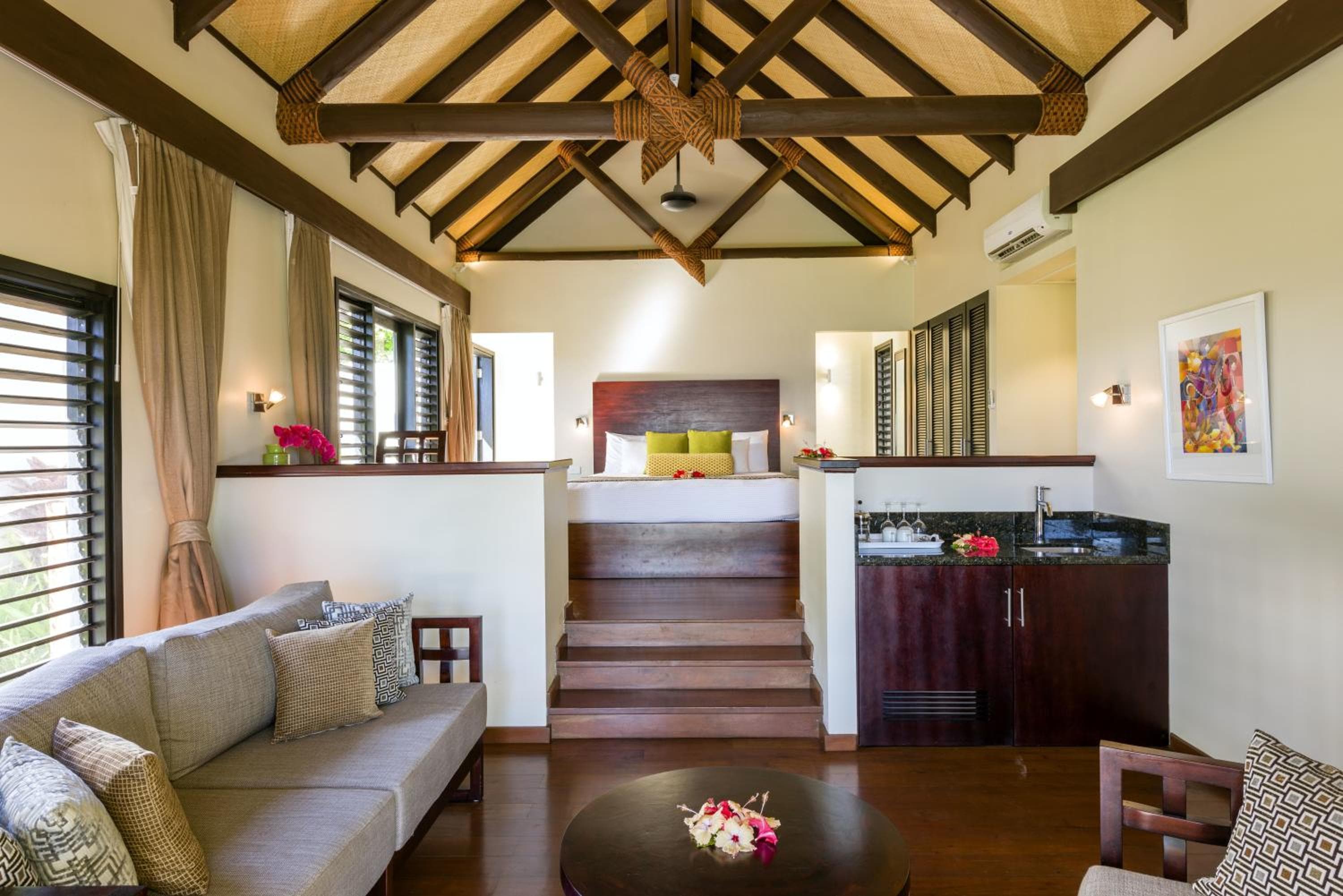 Beach Front Villa at Matamanoa Island Resort