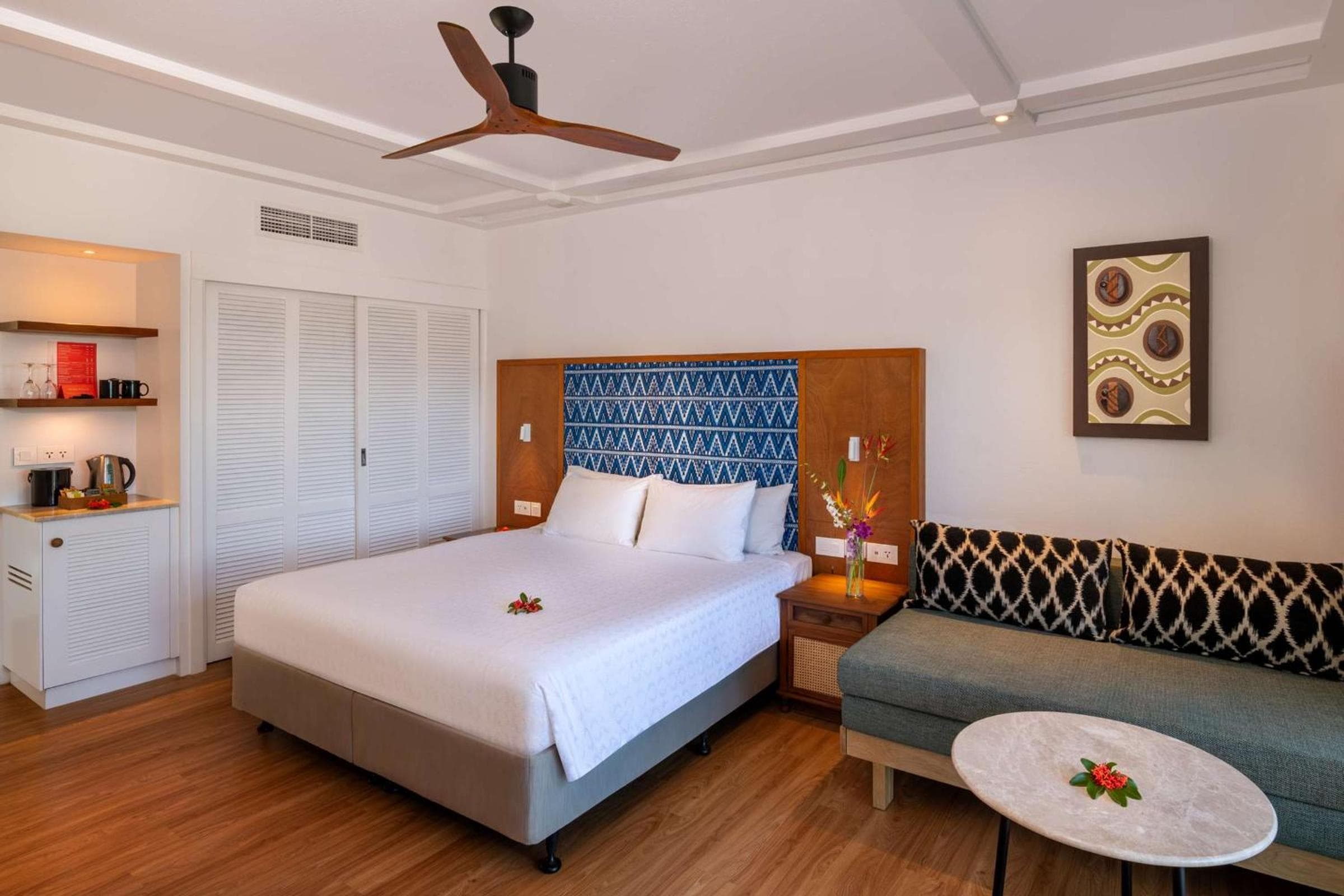 Resort View 1 King Bed at Outrigger Fiji Beach Resort