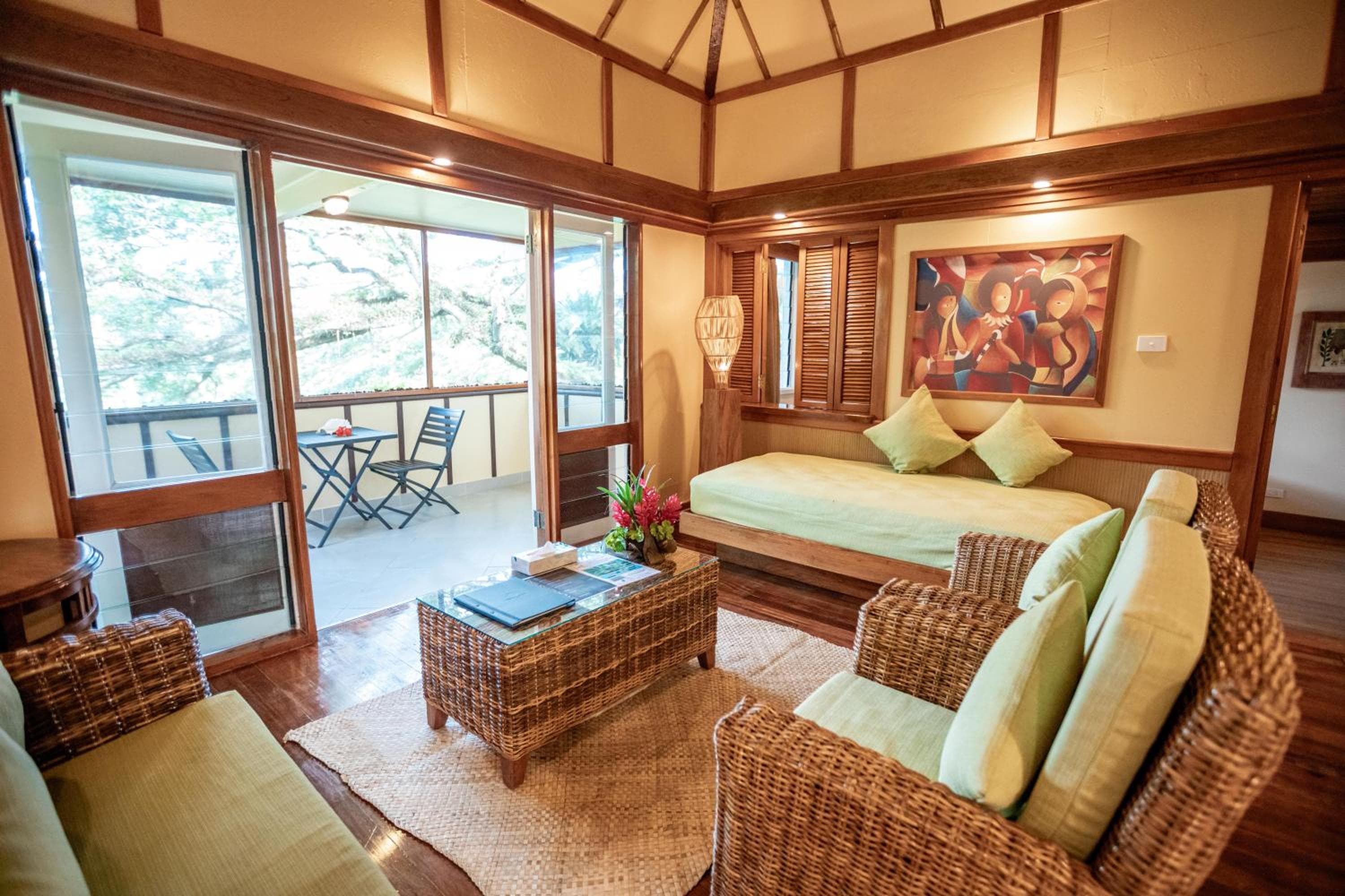 Two-Bedroom Bungalow with Garden View at Koro Sun Resort & Rainforest Spa