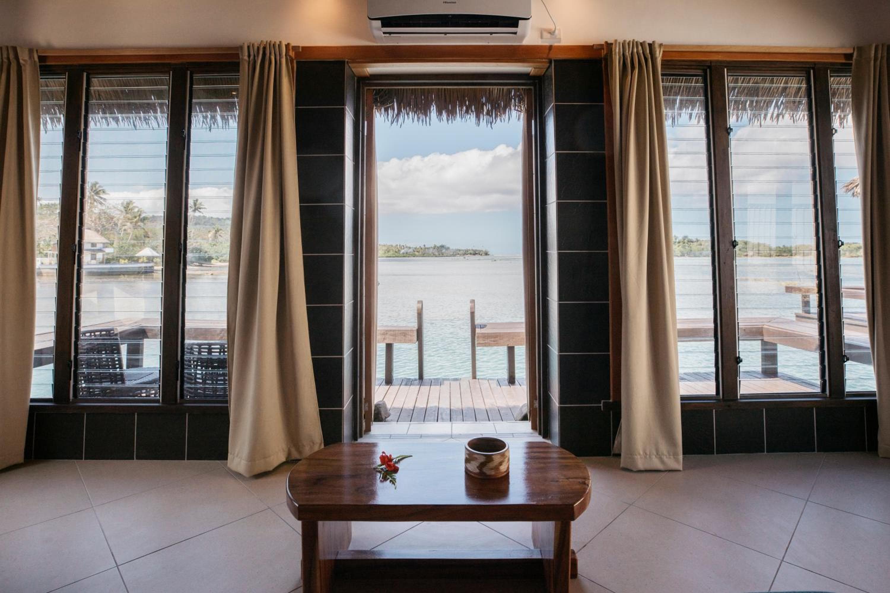 One Bedroom Bungalow Water Front with Private Pool (Adults Only) at Koro Sun Resort & Rainforest Spa