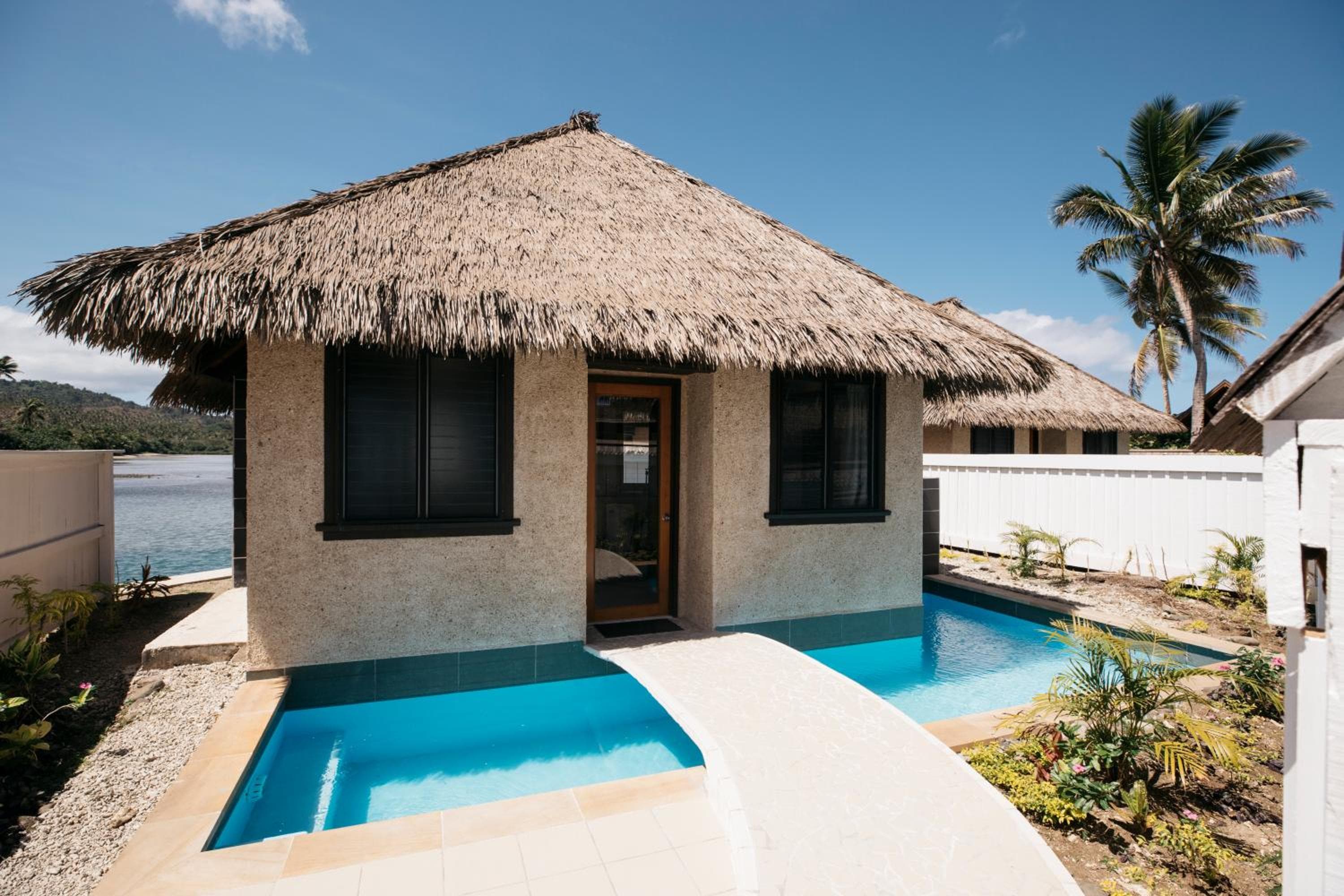 One Bedroom Bungalow Water Front with Private Pool (Adults Only) at Koro Sun Resort & Rainforest Spa