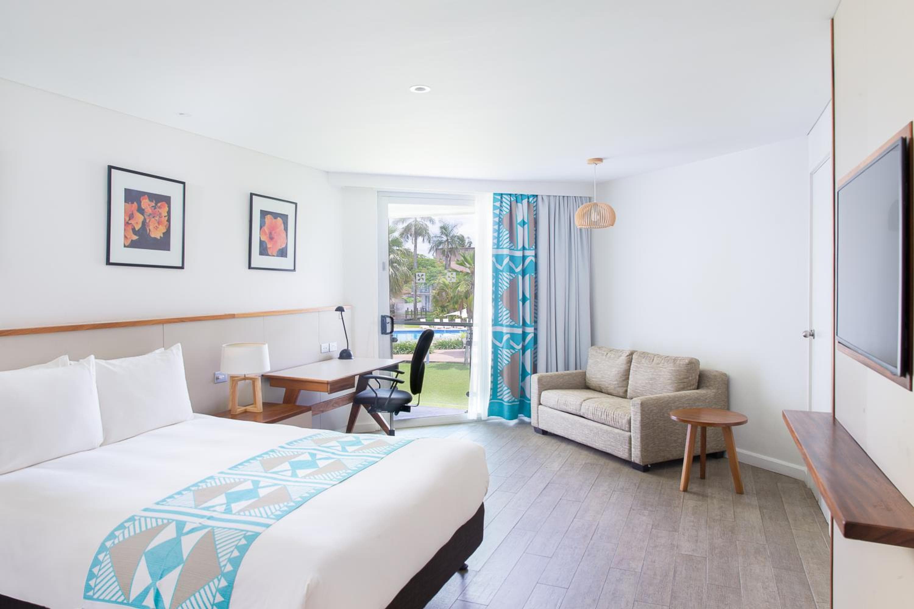 Queen Room with Sofa Bed and View at Holiday Inn Suva by IHG