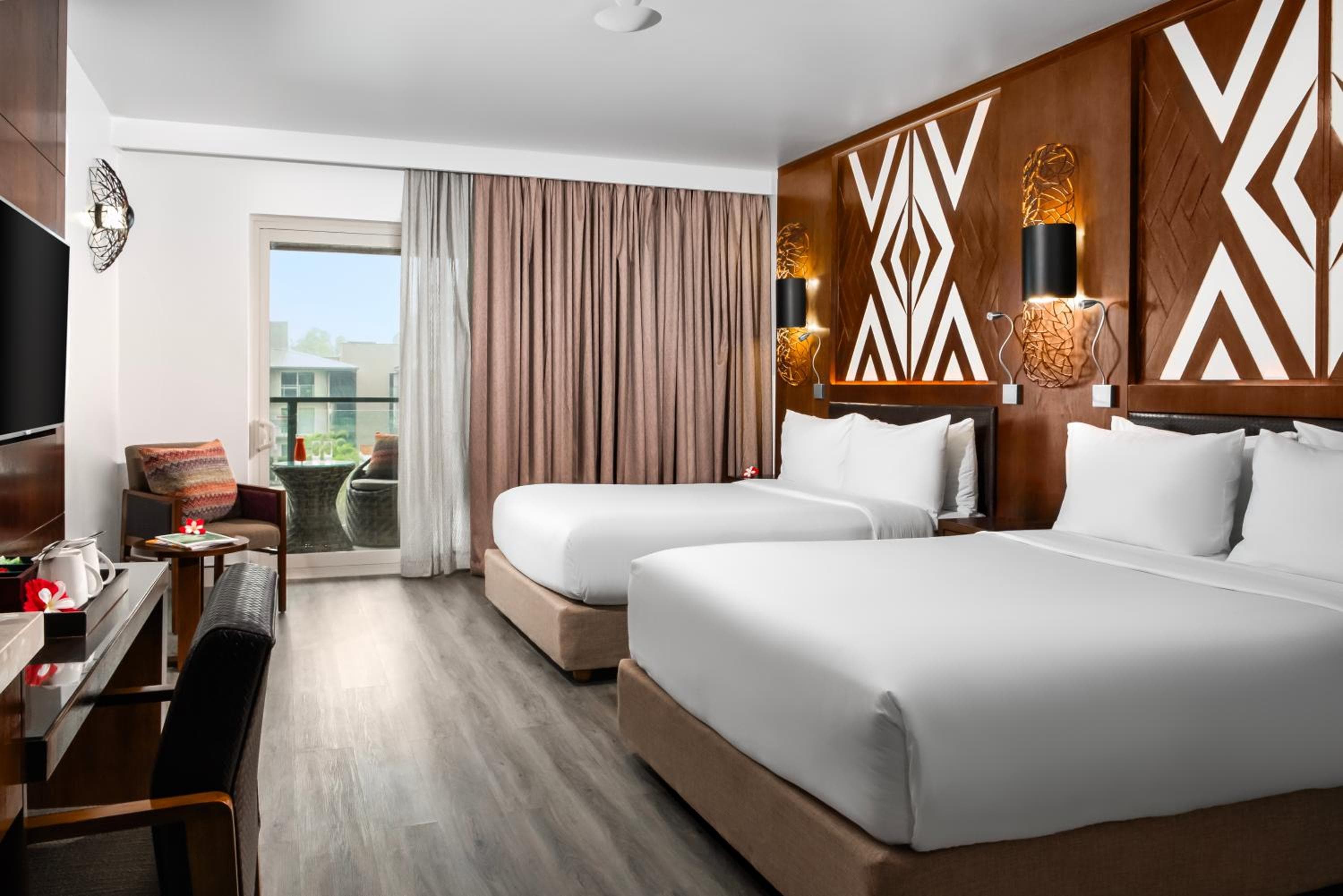Standard Double Room with Two Double Beds at Crowne Plaza Fiji Nadi Bay Resort & Spa by IHG