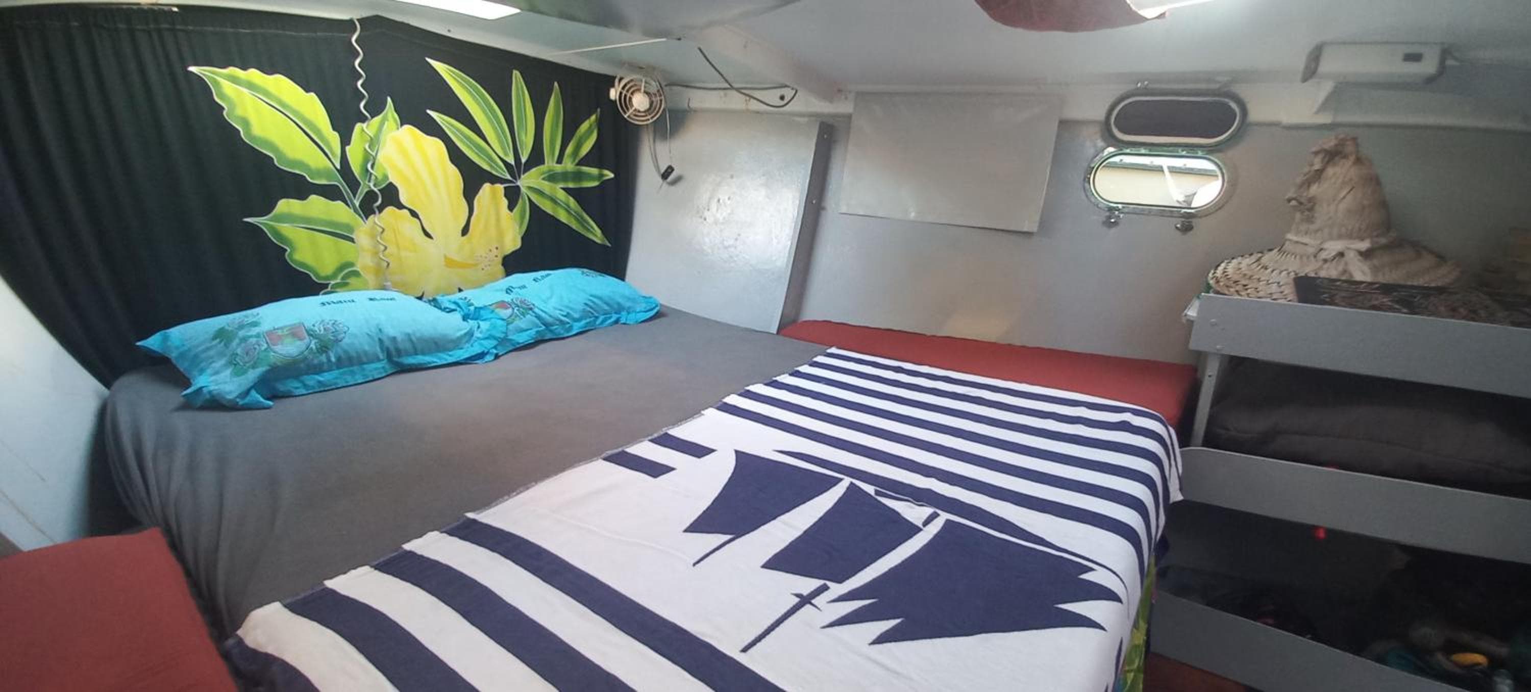 Double Room at Family Sailing Fiji Boat Camping