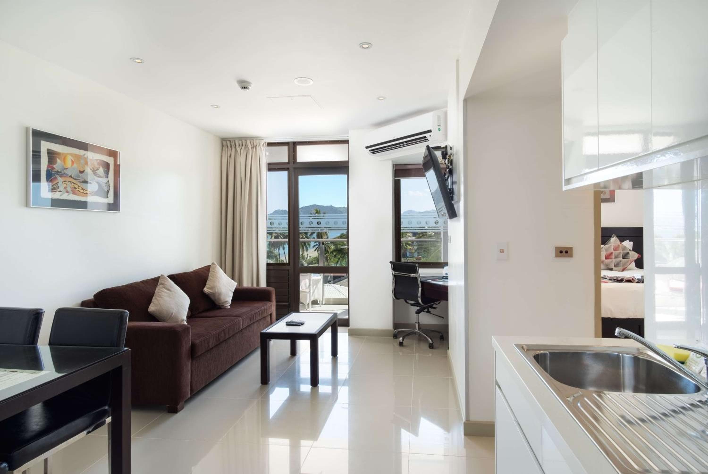 Two-Bedroom Suite with Partial Ocean View - Non-Smoking at Ramada Suites by Wyndham Wailoaloa Beach Fiji