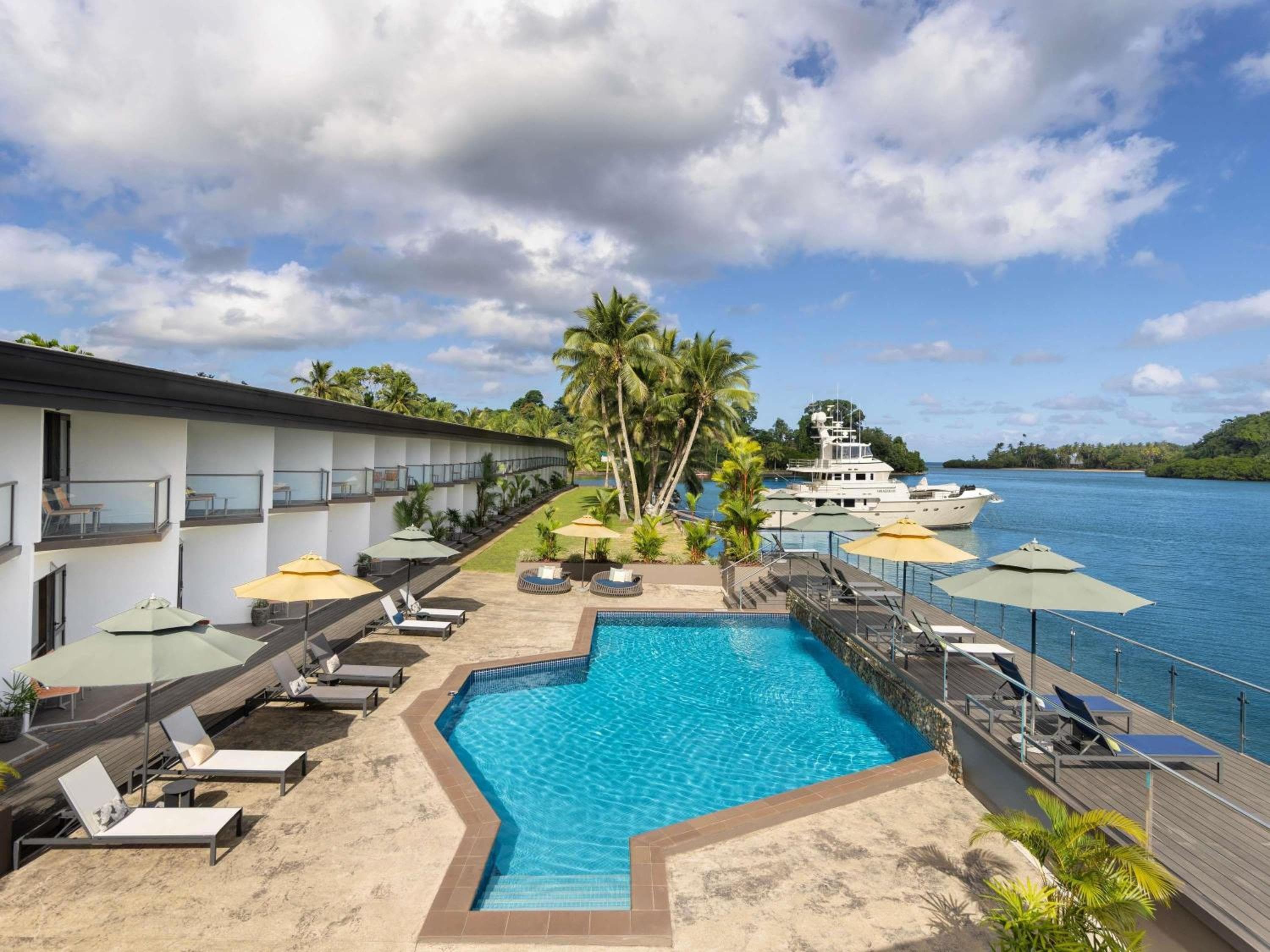 Deluxe King Room with Ocean View at Novotel Suva Lami Bay