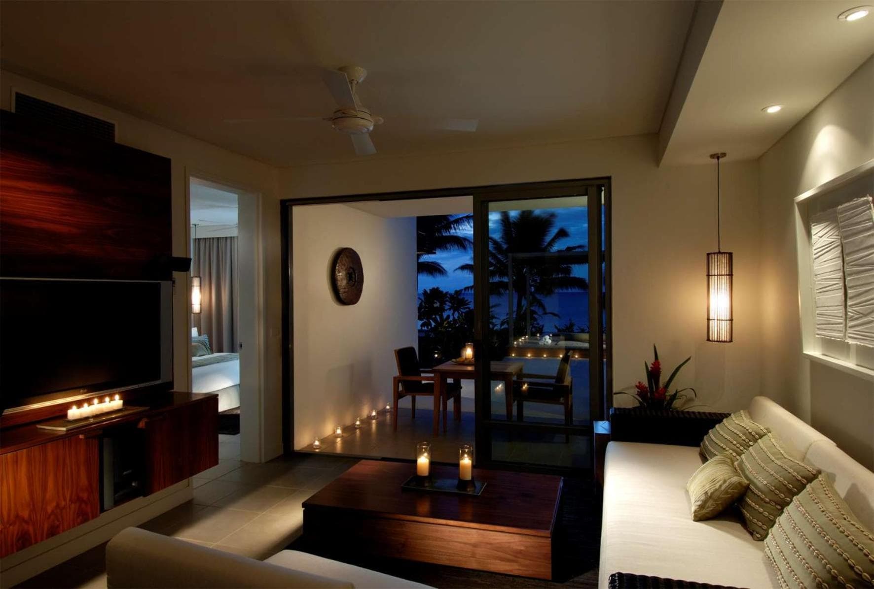One-Bedroom Room with Central Resort View and Kitchenette at Hilton Fiji Beach Resort and Spa