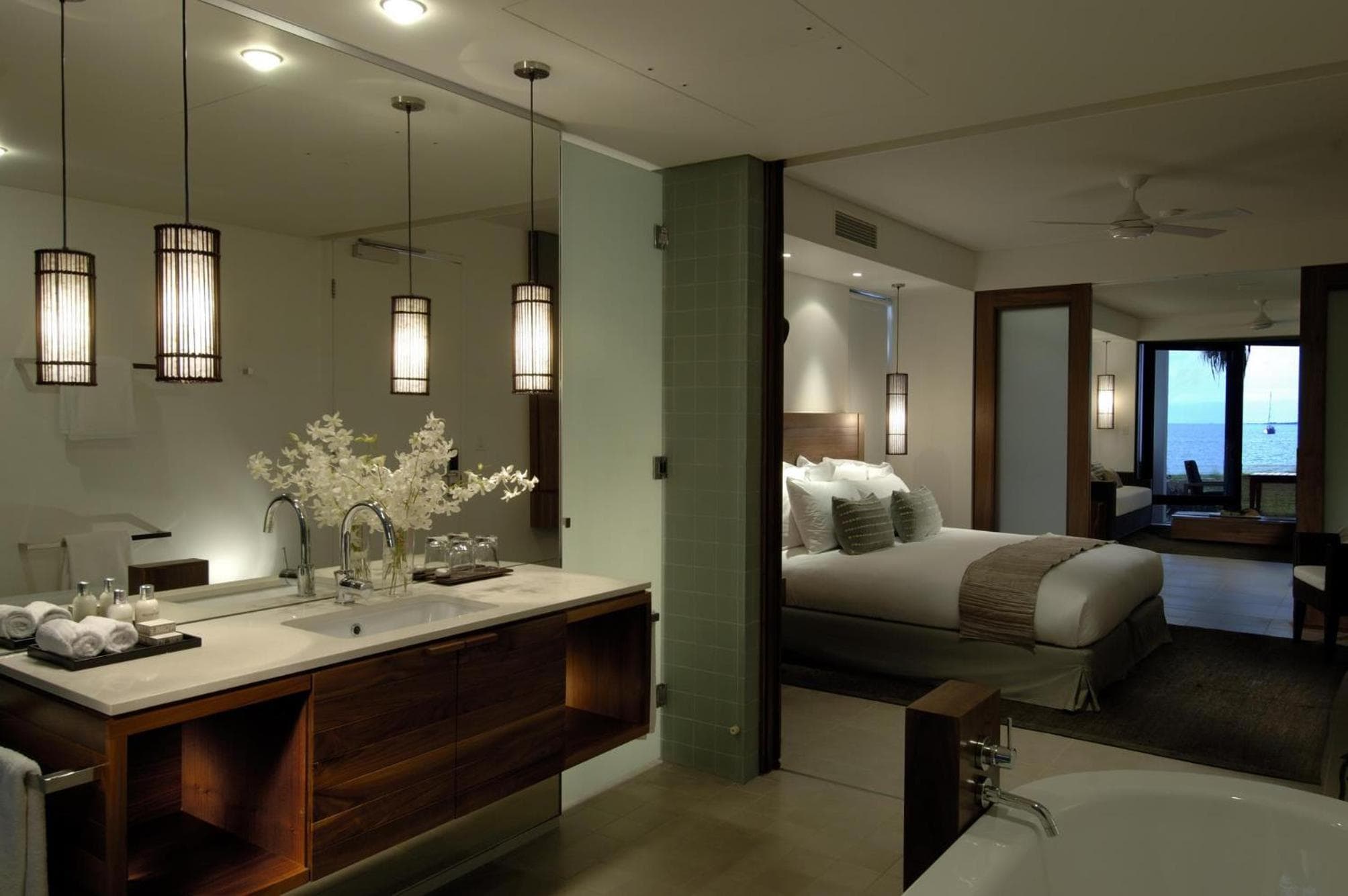 One-Bedroom Room with Central Resort View and Kitchenette at Hilton Fiji Beach Resort and Spa