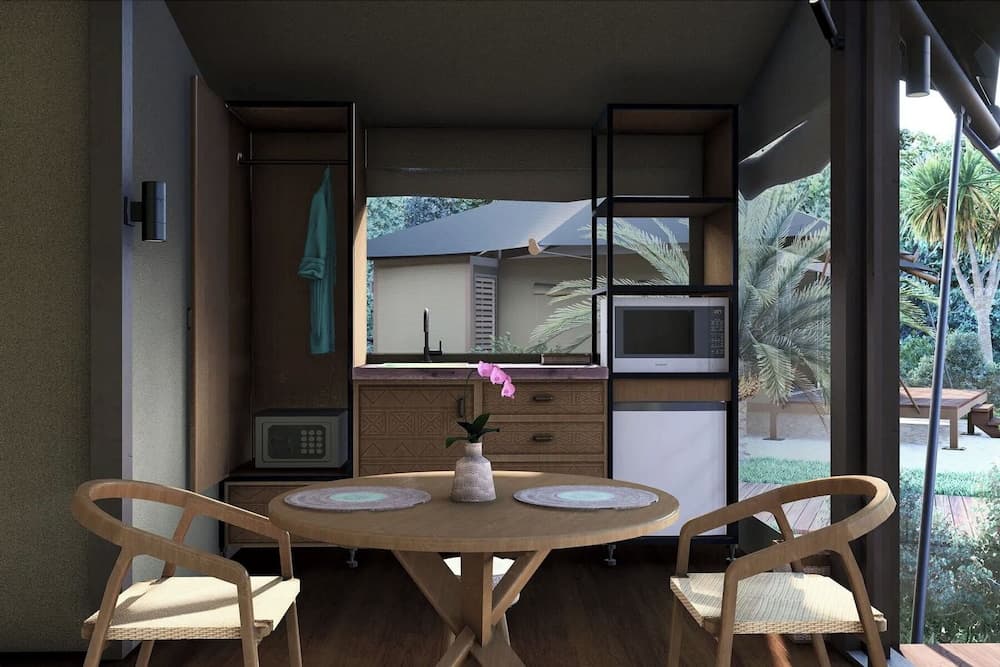 Beachfront Glamping Villa at Serenity Sands Island Glamping
