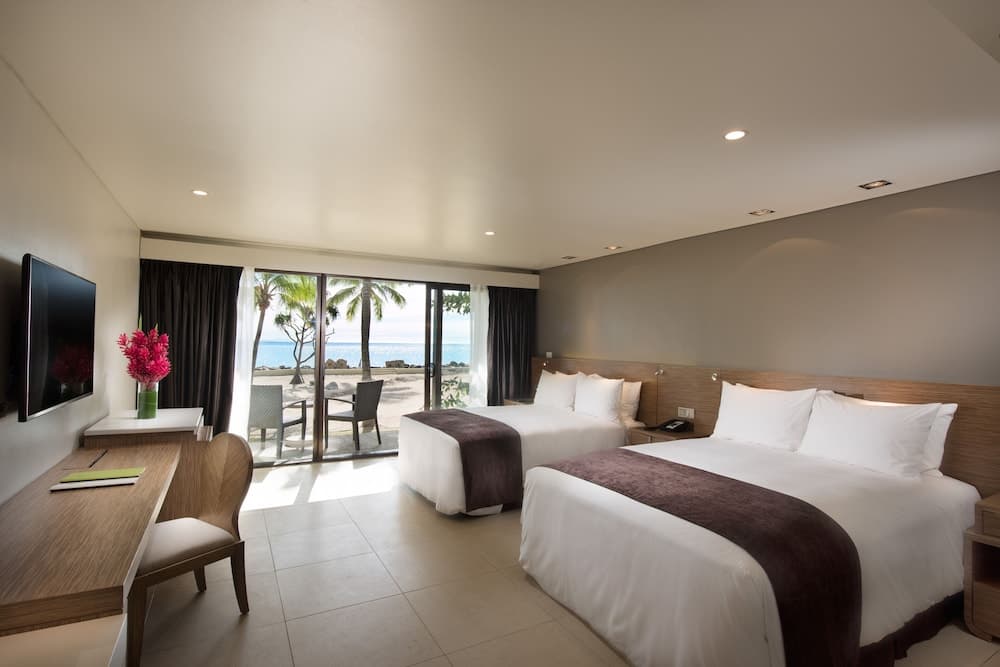 Room, 2 Queen Beds, Balcony, Beachfront at DoubleTree Resort by Hilton Hotel Fiji - Sonaisali Island
