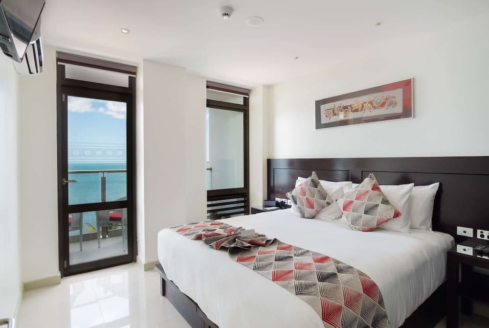 1 King Bed, 2 Single Beds, 2-Bedroom Suite, Partial Ocean View, Non-Smoking at Ramada Suites by Wyndham Wailoaloa Beach Fiji