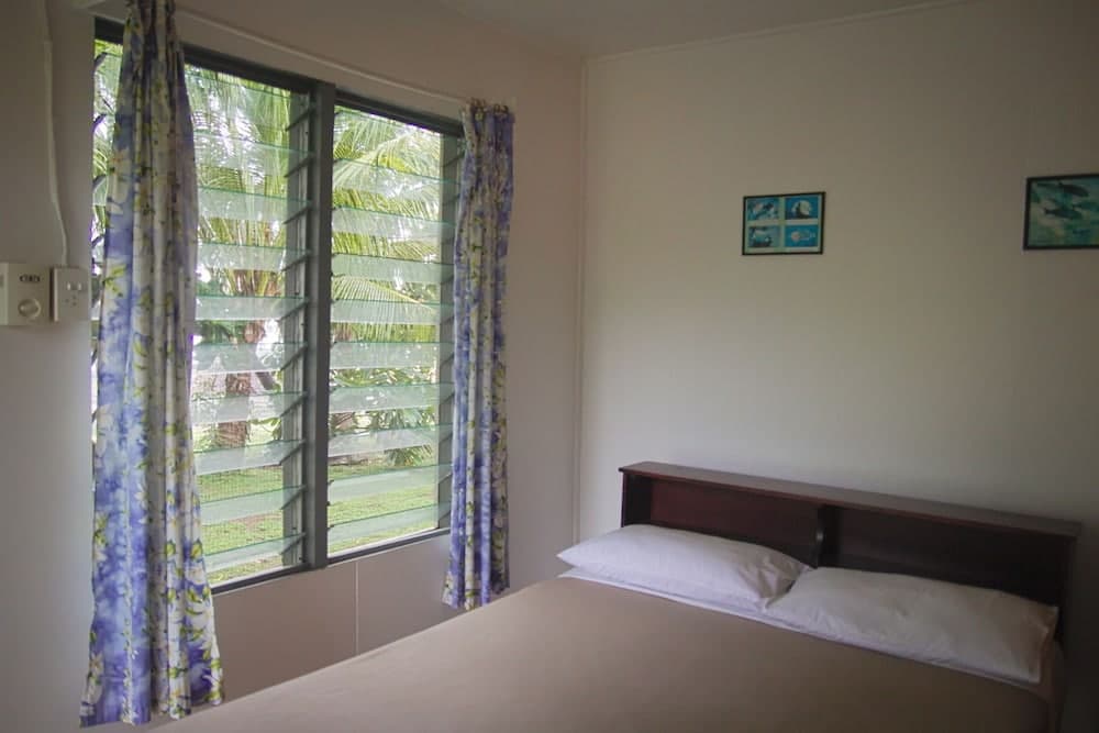 Double Room, Shared Bathroom (Fan) at Rendezvous Surf Camp Fiji - Hostel