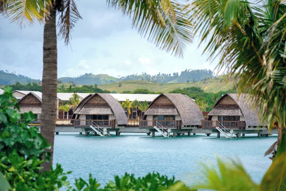 Over Water Bure, Villa, 1 King, Adults only, Lagoon access, Balcony at Fiji Marriott Resort Momi Bay