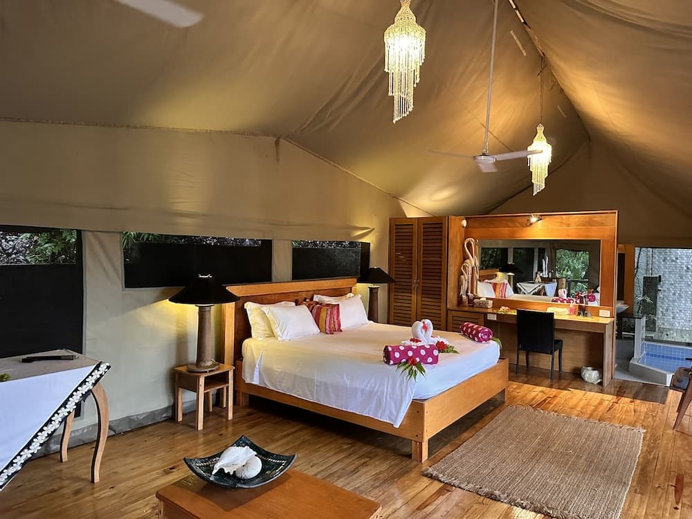 Luxury African Safari Tent at Sau Bay Resort & Spa