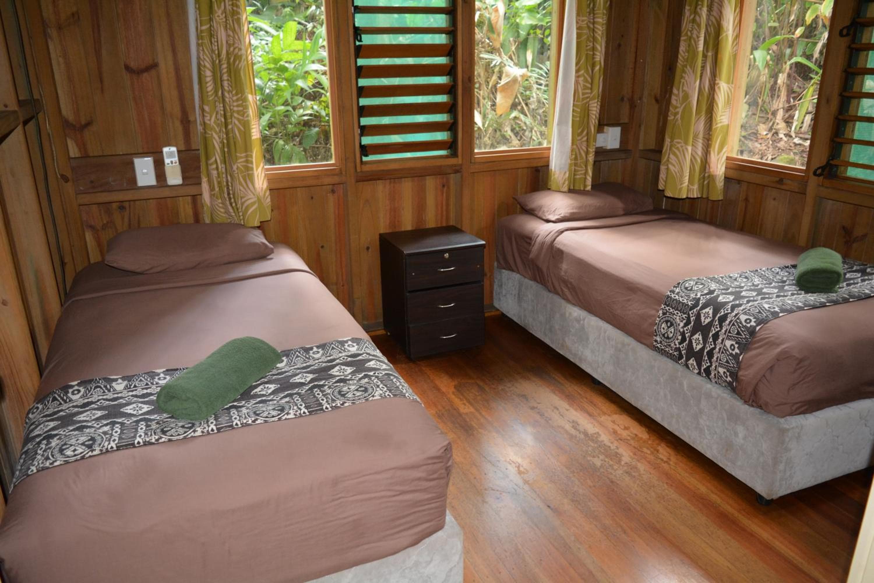 Two-Bedroom Bure with Rainforest View and Air-Conditioning at Rainforest Eco Lodge