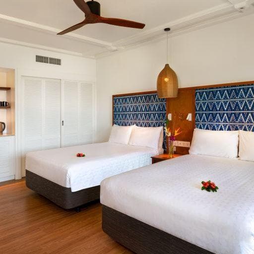 Deluxe Double Room With Ocean View at Outrigger Fiji Beach Resort