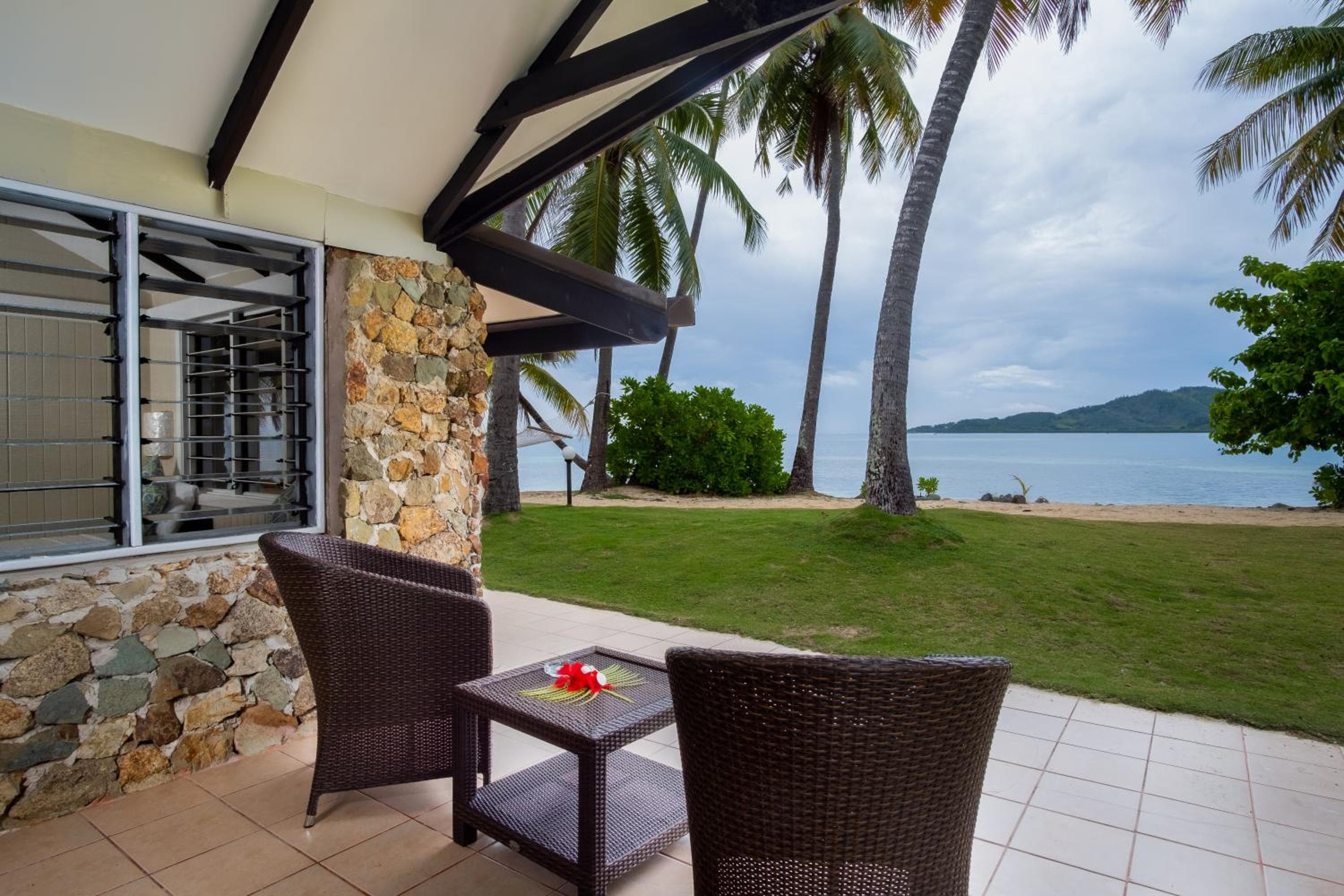 Beachfront Bure at Plantation Island Resort