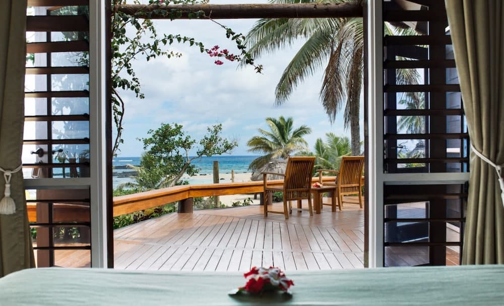 Beachfront Bure Suite at Yasawa Island Resort