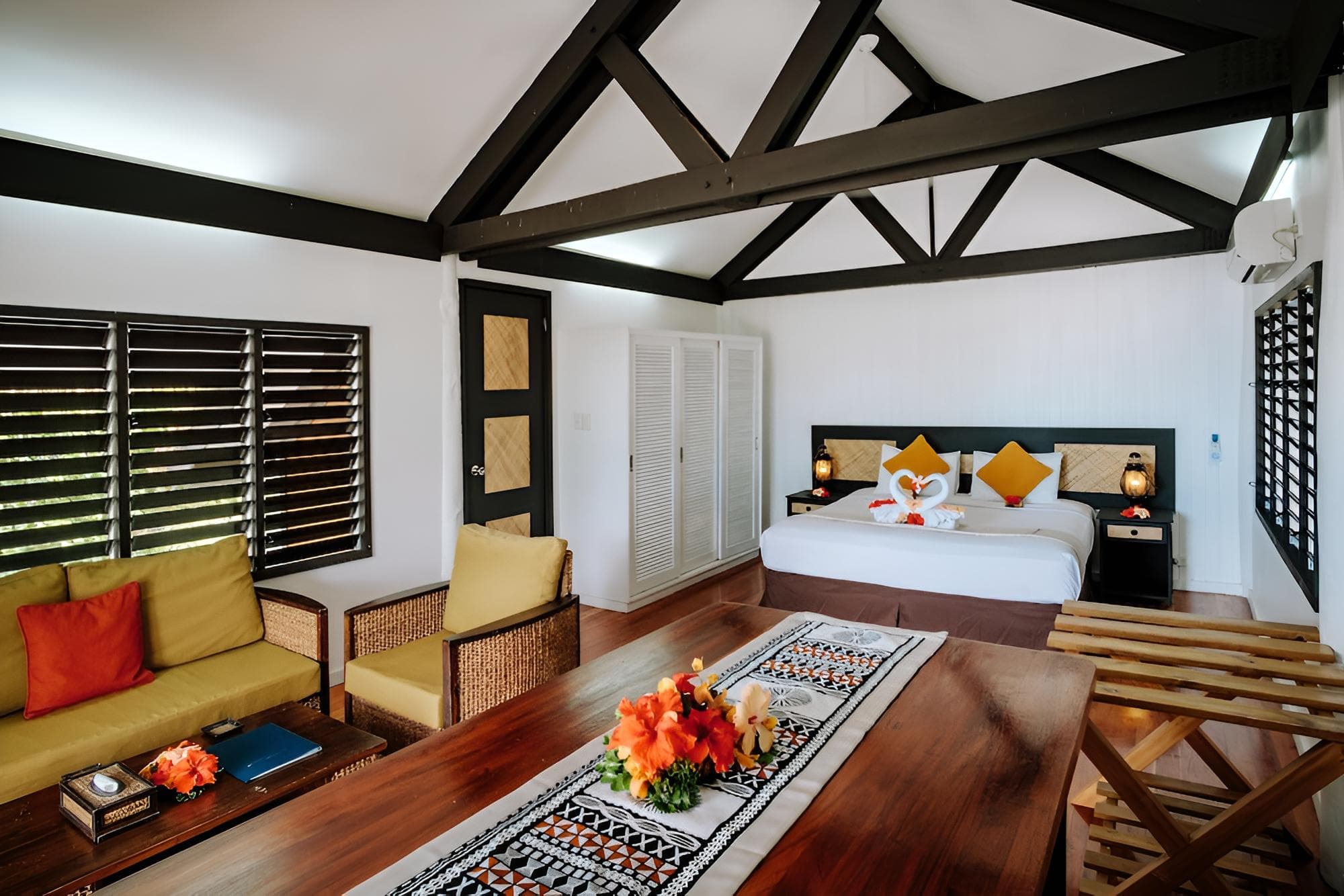 Deluxe Beachfront Bure at Viwa Island Resort