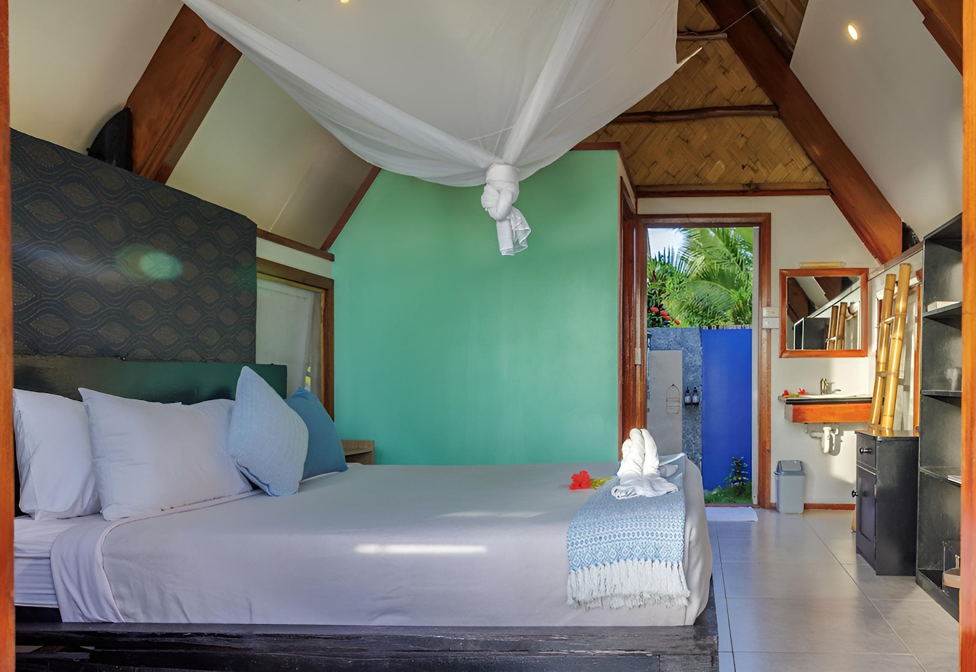 Beachfront Bure at Mango Bay Resort